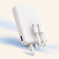 10,000mAh Power Bank with 3 Built-In Cables